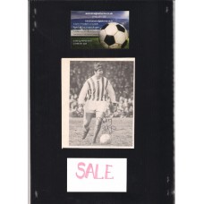 Signed picture of Bobby Hope the West Bromwich Albion footballer.
